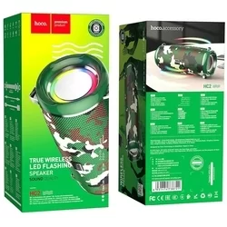 HOCO HC2 Xpress Bluetooth hangszóró - zöld/terepmintás bluetooth / FM hangszóró-3