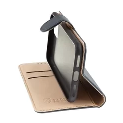 Honor X7a Telefontok - Tactical Field kék szilikon keretes könyvtok mágneses ráhajtófüllel-2