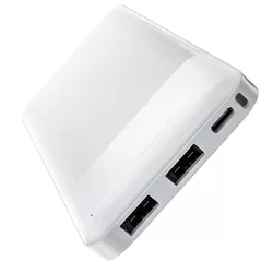 Hoco J72 Powerbank - fehér power bank 10000 mAh, LED kijelzővel-2