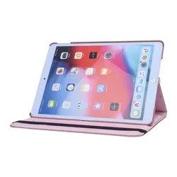 iPad 2020 10.2 (iPad 8) Tablettok - rose gold fordítható műbőr tablet tok-5