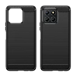 Honor X6 Telefontok - Carbon fekete szilikon tok-7