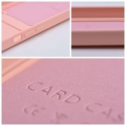 Samsung Galaxy A34 5G Telefontok - Forcell Card - pink kártyatartós szilikon hátlap tok-3