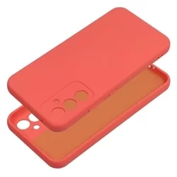 Samsung Galaxy A34 5G Telefontok - korallpiros szilikon hátlap tok-2