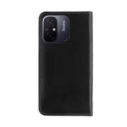 Nokia X30 Telefontok - Tactical Field fekete szilikon keretes könyvtok mágneses ráhajtófüllel-1