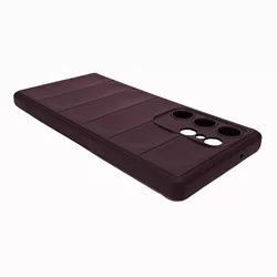 Samsung Galaxy S23 Ultra Telefontok - Pastel Armor - burgundy szilikon hátlap tok-3