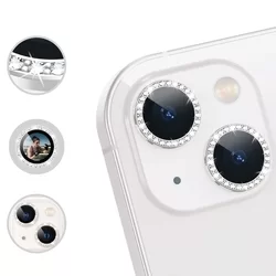 iPhone 14 Plus kameralencse  védőkeret - Diamond - üveg, kameralencse védőkeret-1