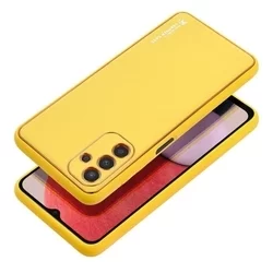 Samsung Galaxy A34 5G Telefontok - Forcell műbőr hátlap tok, sárga-2