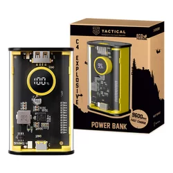 Tactical C4 Explosive Powerbank - fekete/sárga power bank 9600 mAh, gyorstöltő, LED kijelzővel-3