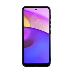 Motorola Moto E20 Telefontok - fekete szilikon tok-1