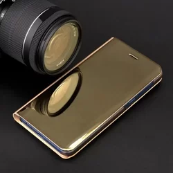 Samsung Galaxy A14 4G / LTE (A145) Telefontok - Arany Clear View Tok-2