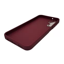 Samsung Galaxy A14 4G / LTE (A145) Telefontok - Frame - burgundy műanyag hátlap tok, szilikon kerettel-2