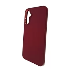 Samsung Galaxy A14 4G / LTE (A145) Telefontok - Frame - sötét lila műanyag hátlap tok, szilikon kerettel-1