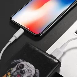 HOCO X25 Kábel - USB / Lightning fehér kábel, (2A) 1m-2
