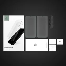 Samsung Galaxy A14 4G / LTE (A145) üvegfólia- TECH-PROTECT Supreme - 2 db üvegfólia + 1db fekete keretes kamera védőkeret-1