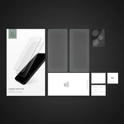 XIAOMI POCO X5 PRO 5G Üvegfólia - TECH-PROTECT Supreme - 2 db üvegfólia + 1db fekete keretes kamera védőkeret-1