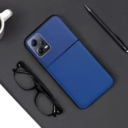 Xiaomi POCO X5 Pro 5G Telefontok - Elegance kék műanyag hátlap tok szilikon kerettel-2