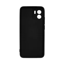 Xiaomi Redmi A2 Telefontok - Forcell Silicone Ring fekete tok kitámasztóval-1