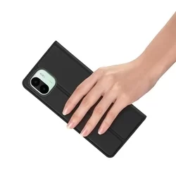 Xiaomi Redmi A2 Telefontok - Dux Ducis fekete kinyitható tok-5