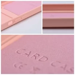 Xiaomi Redmi Note 12 4G / LTE Telefontok - Forcell Card - pink kártyatartós szilikon hátlap tok-2
