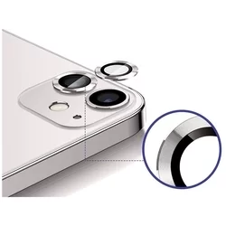 iPhone 12 kameralencse védőkeret - Metal - üveg-1