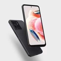 Xiaomi Redmi Note 12 4G / LTE Telefontok - Nillkin Super Frosted fekete tok-1