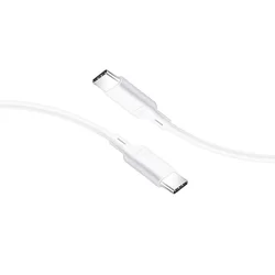 BlueStar kábel - Type-C (USB-C) / Type-C (USB-C) fehér kábel, 120 cm, 3A-1