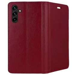 Samsung Galaxy A24 4G / LTE Telefontok - Smart Magnetic burgundy szilikon keretes mágneses könyvtok-2