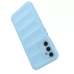Samsung Galaxy A54 5G Telefontok - Pastel Armor - szürkéskék szilikon hátlap tok-1