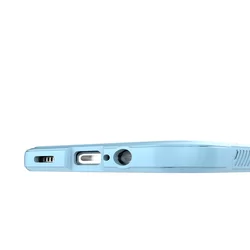 Samsung Galaxy A54 5G Telefontok - Pastel Armor - szürkéskék szilikon hátlap tok-2