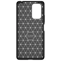 Xiaomi Redmi Note 12S Telefontok - Carbon Fiber fekete szilikon tok-1