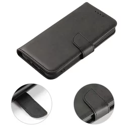 Oppo A78 5G Telefontok - Magnet fekete szilikon keretes mágneses könyvtok-3