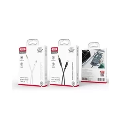 XO NB-R211A Adapter - Lightning - Jack (3,5mm) adapter fehér, 1m-1