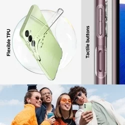 Samsung Galaxy A14 5G Telefontok - Spigen Liquid Crystal Glitter átlátszó tok-9