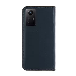 Xiaomi Redmi Note 12S Telefontok - Tactical Field kék szilikon keretes könyvtok mágneses ráhajtófüllel-1