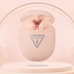 Guess True Headset - pink vezeték nélküli stereo bluetooth headset, töltőtokkal-2