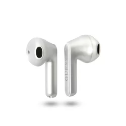 Guess True Headset - ezüst vezeték nélküli stereo bluetooth headset, töltőtokkal-1