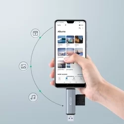 Tech- Protect Ultraboost Adapter - kártyaolvasó USB / Type-C (USB-C) / SD / MicroSD portokkal-1