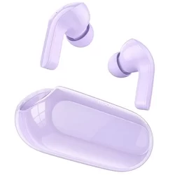 HOCO ENC EW39 Headset - lila bluetooth headset, töltő tokkal-1
