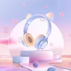 HOCO W36 - kék vezetékes fejhallgató (3,5 mm jack) - Headset-2