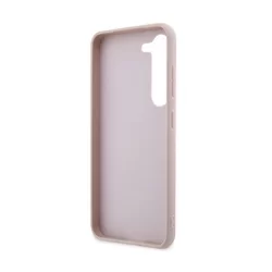 Samsung Galaxy S23 Telefontok - Guess Guess Metal Logo Hátlaptok - Pink-2