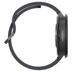 Okosóra védő tok - Samsung Galaxy Watch6 (44 mm) - SPIGEN LIQUID AIR fekete szilikon védőtok-2