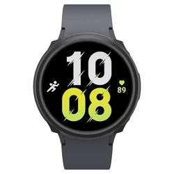 Okosóra védő tok - Samsung Galaxy Watch6 (44 mm) - SPIGEN LIQUID AIR fekete szilikon védőtok-3