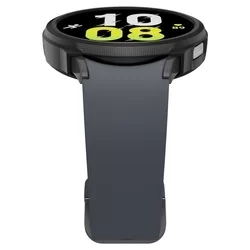 Okosóra védő tok - Samsung Galaxy Watch6 (44 mm) - SPIGEN LIQUID AIR fekete szilikon védőtok-4