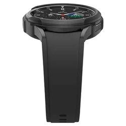 Okosóra védő tok - Samsung Galaxy Watch6 Classic (43 mm) - SPIGEN LIQUID AIR fekete szilikon védőtok-4