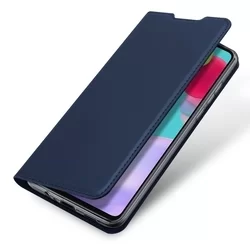 Honor Magic5 Lite 5G Telefontok - Dux Ducis kék flipcover tok-1