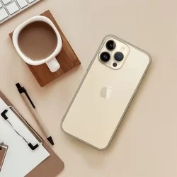 iPhone 15 Pro Telefontok - 2 mm-es átlátszó szilikon hátlap tok-1