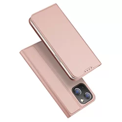 iPhone 15 Telefontok - Dux Ducis rosegold kinyitható tok-2
