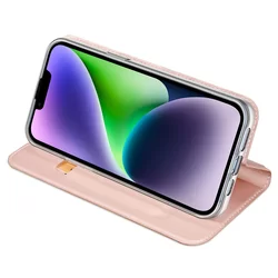 iPhone 15 Telefontok - Dux Ducis rosegold kinyitható tok-3