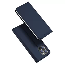 iPhone 15 Pro Max Telefontok - Dux Ducis kék kinyitható tok-4