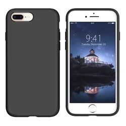 iPhone 7 Plus / 8 Plus telefontok - Szilikon tok - fekete-1